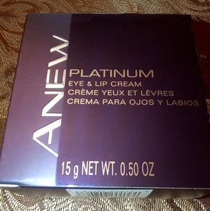 New Avon Anew Platinum Eye&Lip Cream